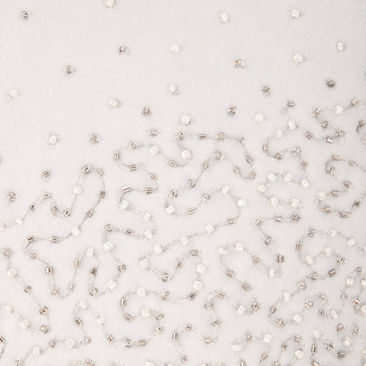 Capa de Almofada Veludo com Missangas Cinzenta NEW BRIGHT - Gato Preto