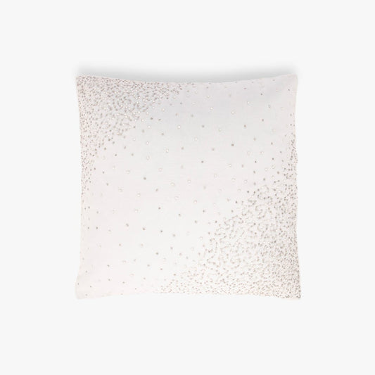 Capa de Almofada Veludo com Missangas Cinzenta NEW BRIGHT - Gato Preto