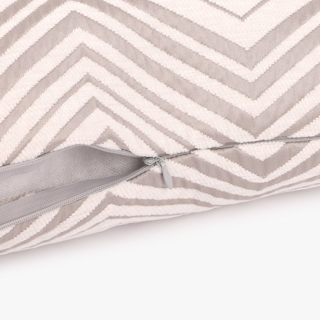 Capa de Almofada ZigZag Branco HERITAGE - Gato Preto