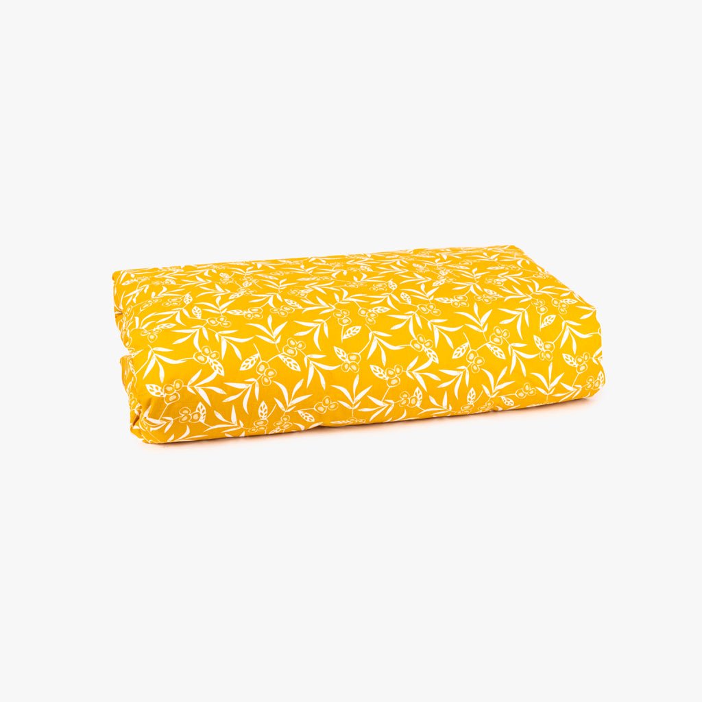 Capa de Edredão Flores Amarelo 140x220 BACKYARD - Gato Preto