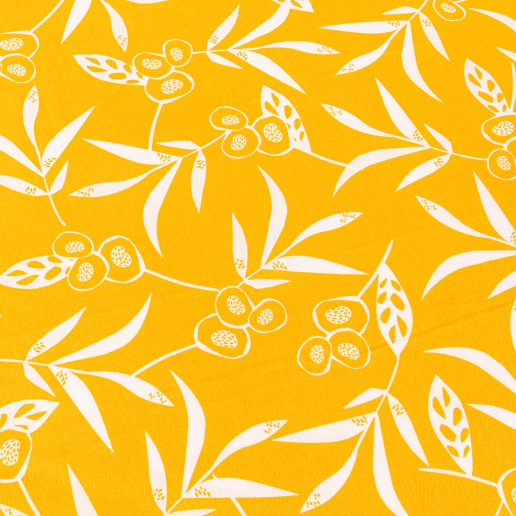 Capa de Edredão Flores Amarelo 140x220 BACKYARD - Gato Preto