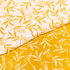 Capa de Edredão Flores Amarelo 140x220 BACKYARD - Gato Preto