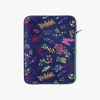 Capa para Portátil Neoprene Flores GARDEN MEMORIES - Gato Preto