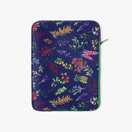 Capa para Portátil Neoprene Flores GARDEN MEMORIES - Gato Preto