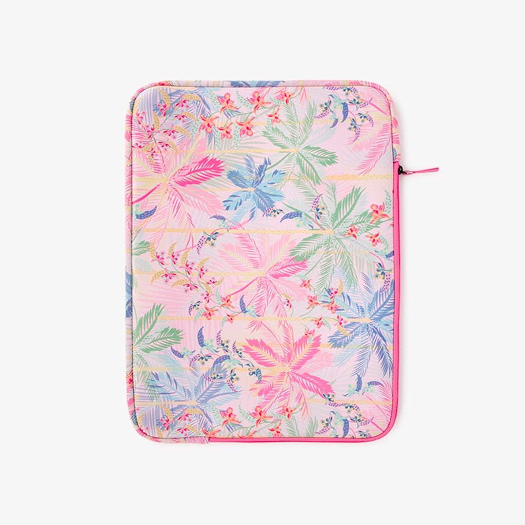 Capa para Portátil Neoprene Folhagem SUMMER SHADES - Gato Preto