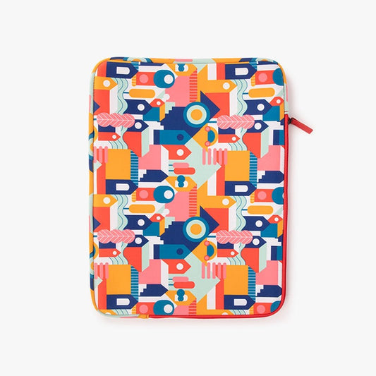 Capa para Portátil Neoprene Gatos CAT IN THE CITY - Gato Preto