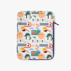 Capa para Portátil Neoprene Geométrico GROOVY - Gato Preto