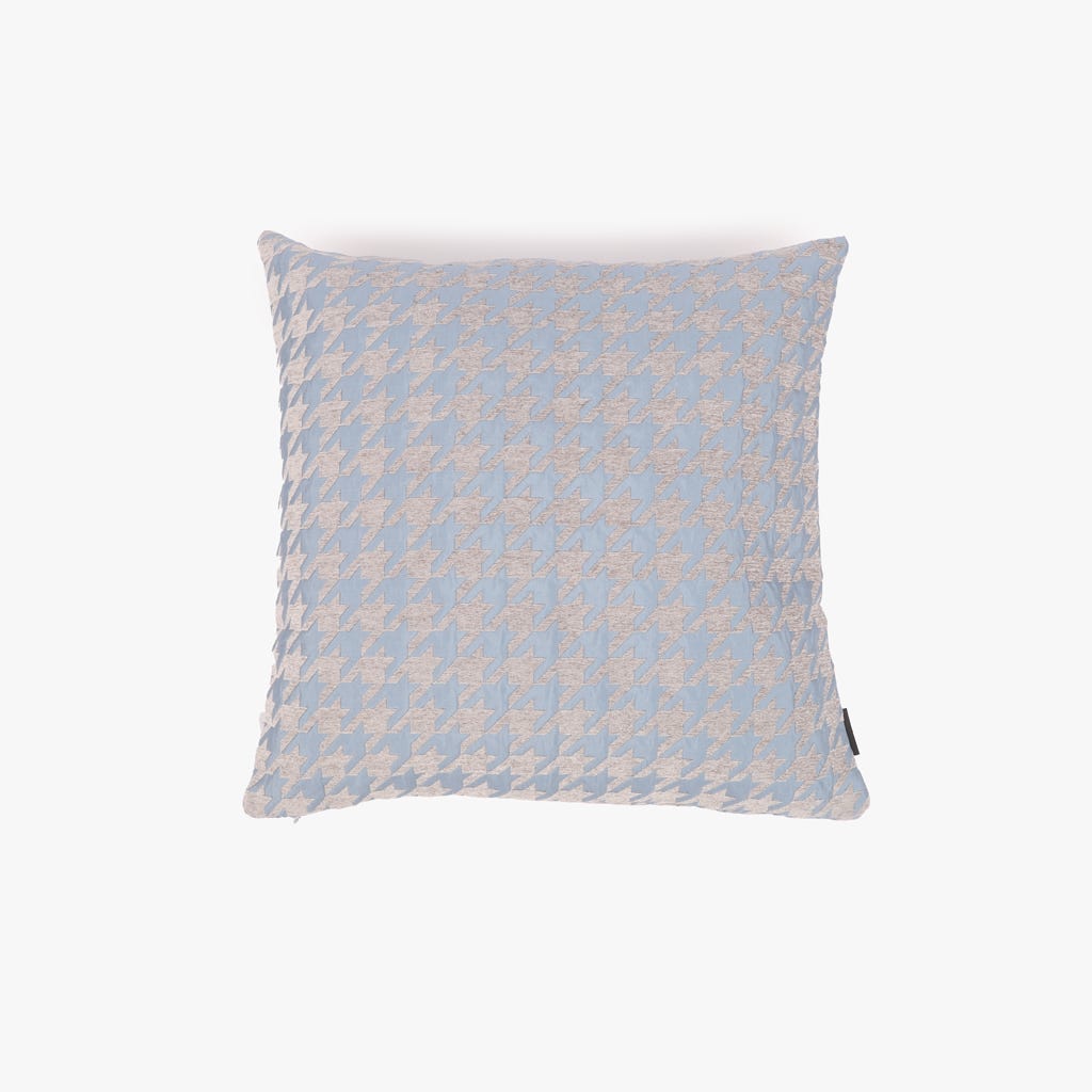 Capa pied-de-poule azul 50x50cm HERITAGE - Gato Preto