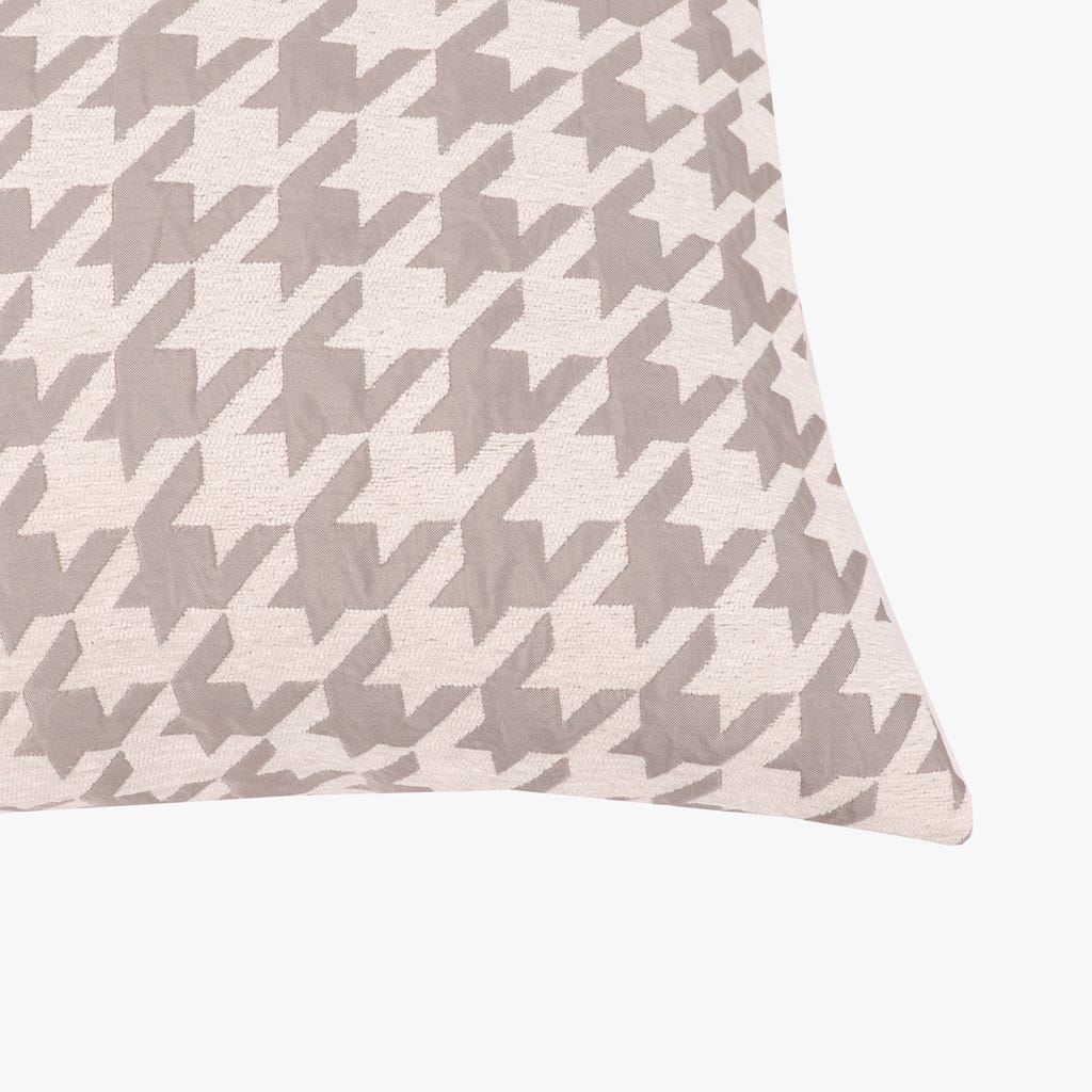 Capa pied-de-poule branco 50x50cm HERITAGE - Gato Preto