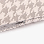 Capa pied-de-poule branco 50x50cm HERITAGE - Gato Preto
