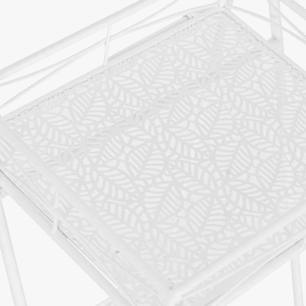 Carrinho de Apoio em Ferro Branca REVIVAL - Gato Preto