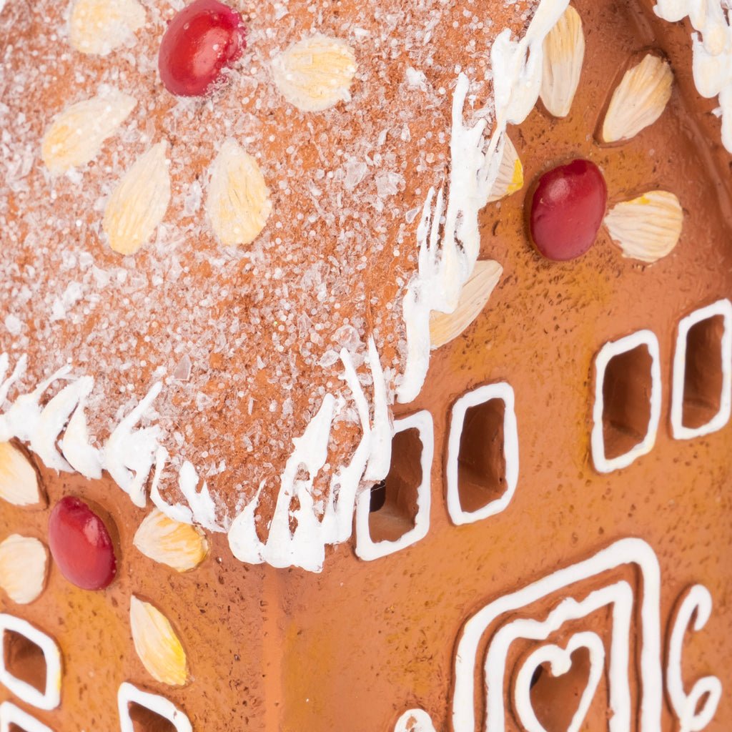 Casa de Gengibre com led COZY - Gato Preto