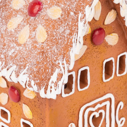 Casa de Gengibre com led COZY - Gato Preto