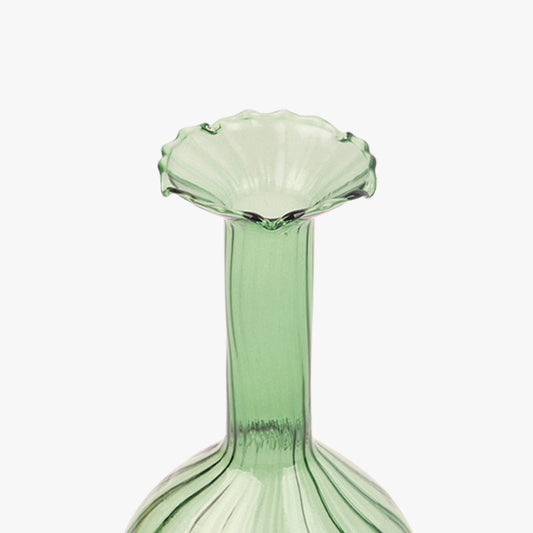 Castiçal vidro verde NEW BRIGHT - Gato Preto