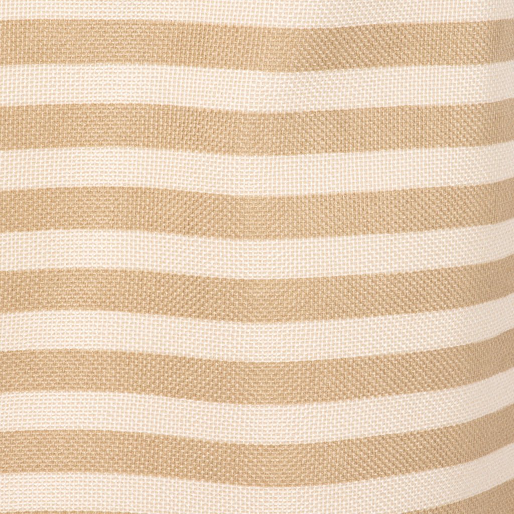 Cesto da roupa às riscas bege 38x54cm NISI - Gato Preto