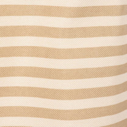 Cesto da roupa às riscas bege 38x54cm NISI - Gato Preto