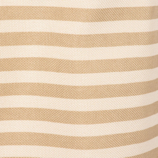 Cesto da roupa às riscas bege 38x54cm NISI - Gato Preto