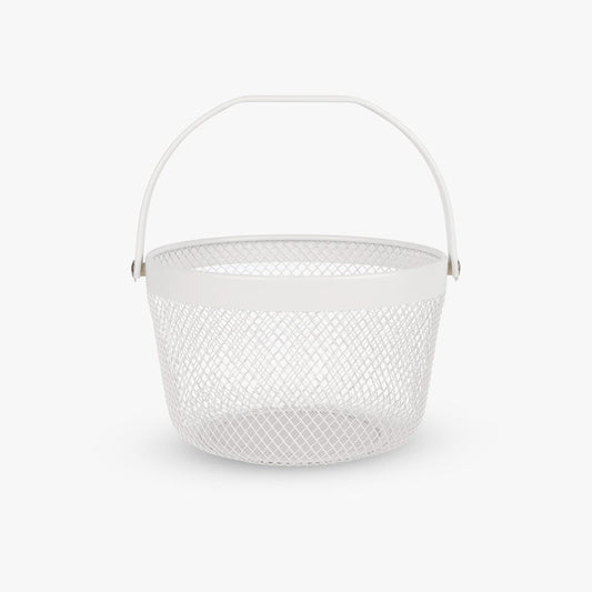 Cesto de Metal Branco ALL WHITE - Gato Preto