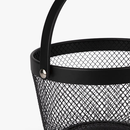 Cesto de Metal Preto ALL BLACK - Gato Preto