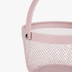 Cesto de Metal Rosa SUMMER PASTELS - Gato Preto