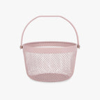 Cesto de Metal Rosa SUMMER PASTELS - Gato Preto