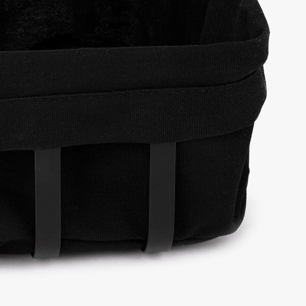 Cesto de Pão em Metal com forra de Tecido Preta ALL BLACK - Gato Preto