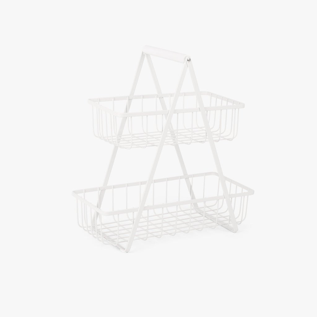 Cesto duplo branco ALL WHITE - Gato Preto