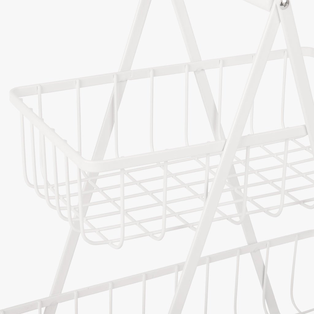 Cesto duplo branco ALL WHITE - Gato Preto