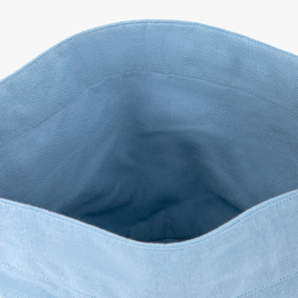 Cesto e Saco de Pão Algodão Azul 4EVERYDAY - Gato Preto