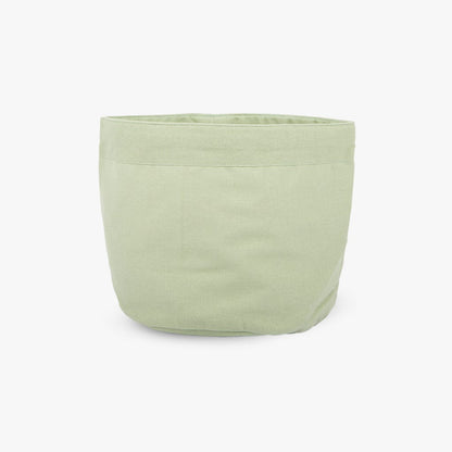 Cesto e Saco de Pão Algodão Verde Claro 4EVERYDAY - Gato Preto