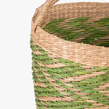 Cesto S Verde e Natural VINH - Gato Preto