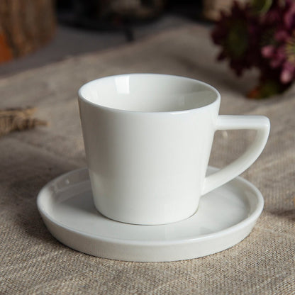 Chávena de Café com Pires 105 ml BRIGHT WHITE - Gato Preto