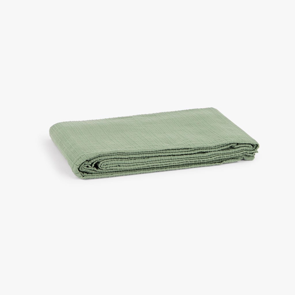 Colcha Verde 180x250 4EVERYDAY - Gato Preto