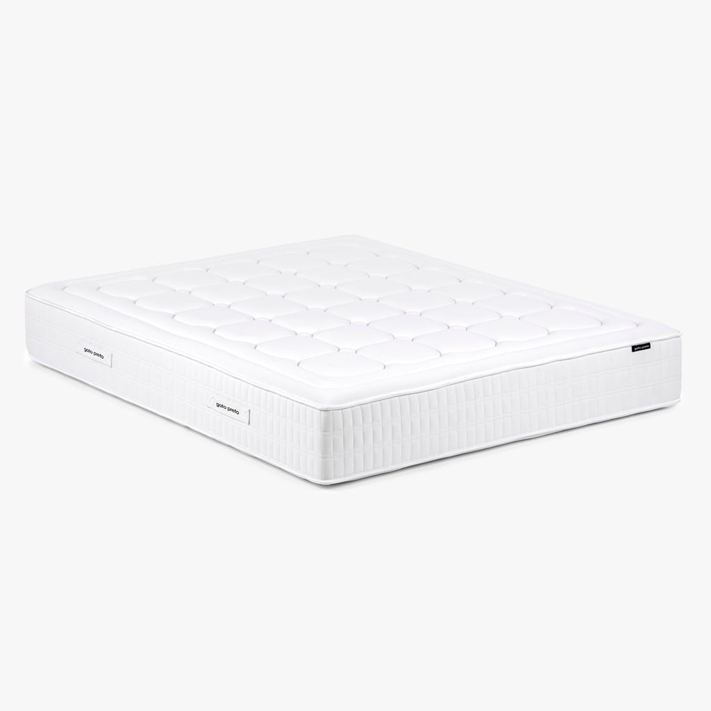 Colchão com Molas Ensacadas Médio Firme 140x200 APUS - Gato Preto