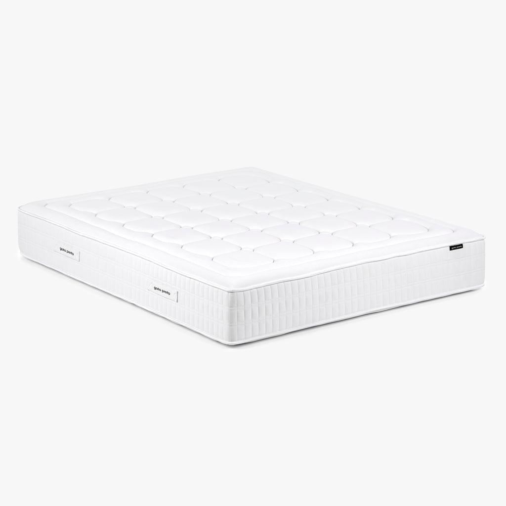 Colchão com Molas Ensacadas Médio Firme 180x200 APUS - Gato Preto