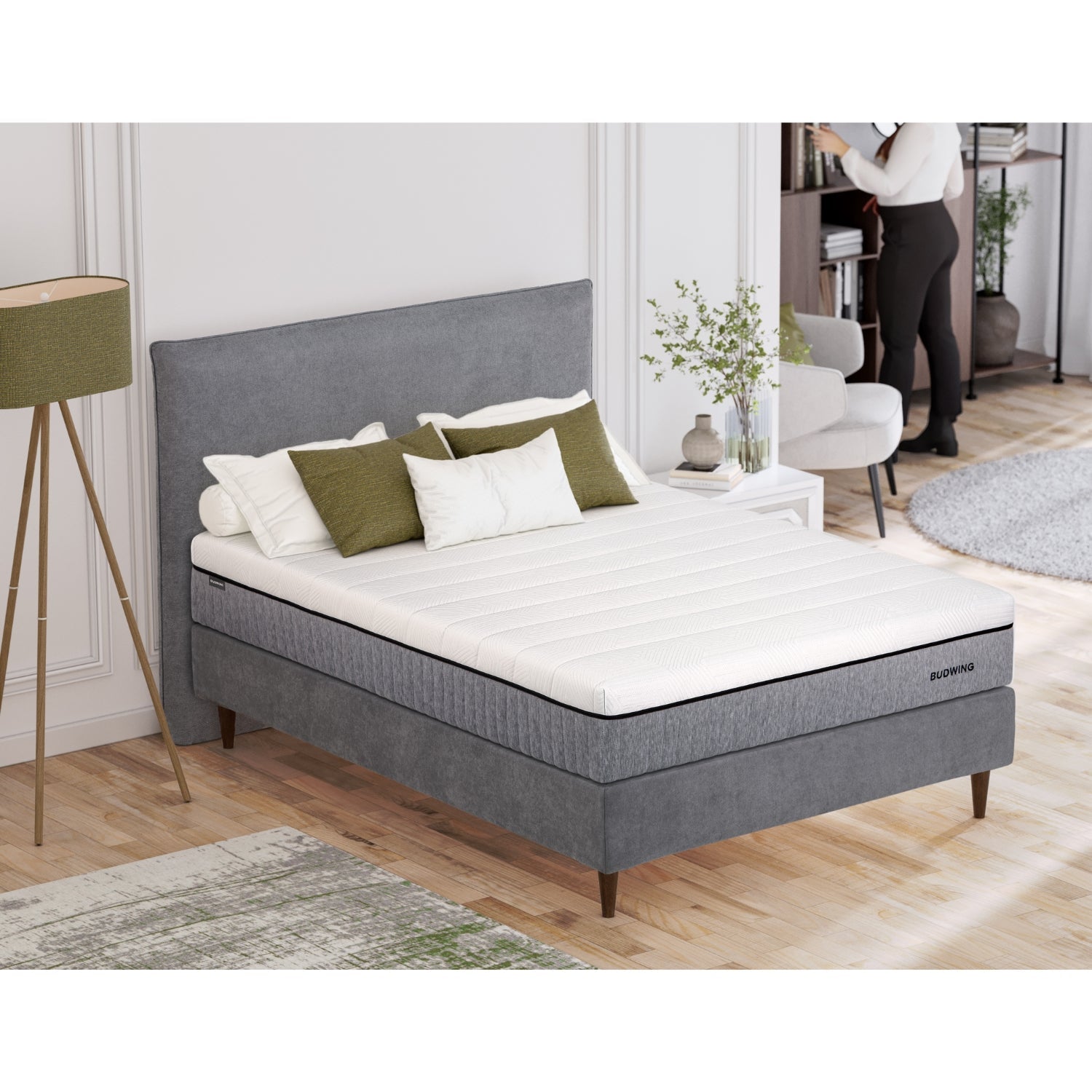 Colchão de Espuma Viscoelástica Médio Soft ERGOPRESSURE - Gato Preto