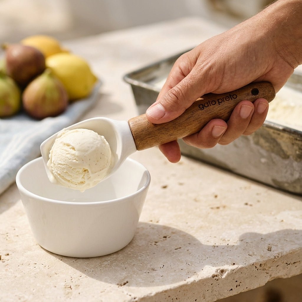 Colher de Gelado NEPAL - Gato Preto