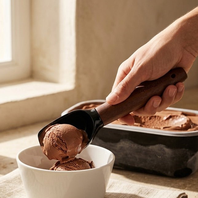 Colher de Gelado Preta ALL BLACK - Gato Preto