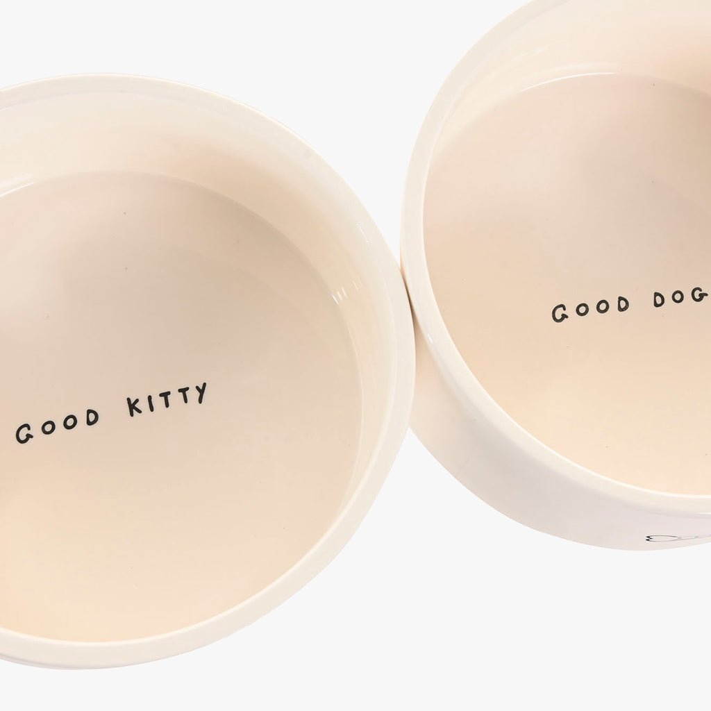 Comedouro de Cerâmica Sortido 16x16x7 PAWRENTS - Gato Preto