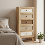 Fir Wood Linen Dresser 48x35x106