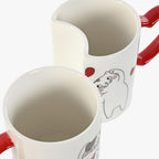 Conjunto 2 Canecas Gatos Love - Gato Preto