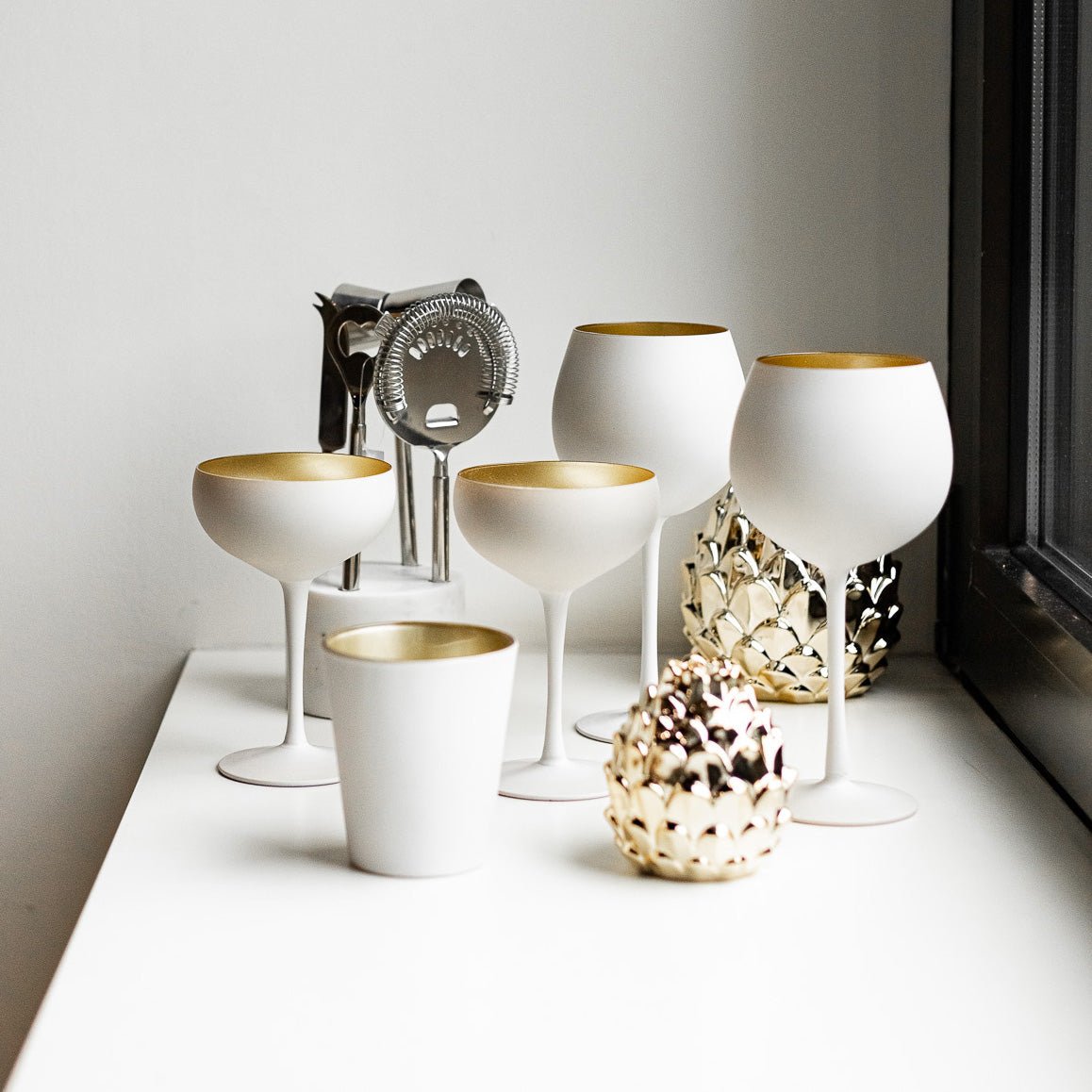 Conjunto 2 Copos de Champanhe AZTECA - Gato Preto