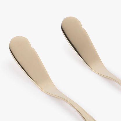 Conjunto 2 Espátulas em Aço Inox Dourado MARIE - Gato Preto