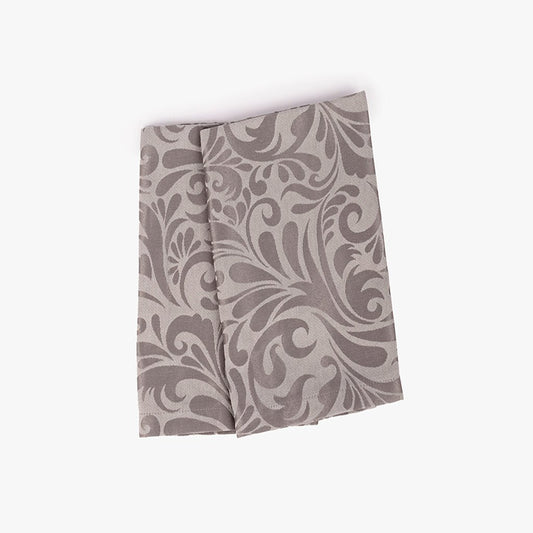 Conjunto 2 Guardanapos Jacquard Cinza LIVIA - Gato Preto