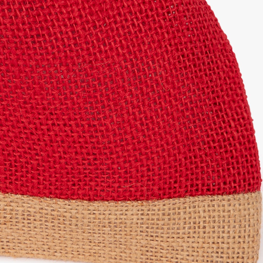 Conjunto 3 Sacos de Juta Vermelhos COZY - Gato Preto