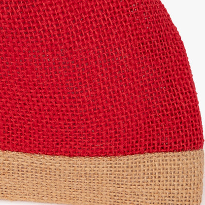 Conjunto 3 Sacos de Juta Vermelhos COZY - Gato Preto