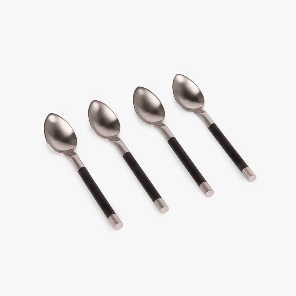 Conjunto 4 Colheres de Café OSLO - Gato Preto