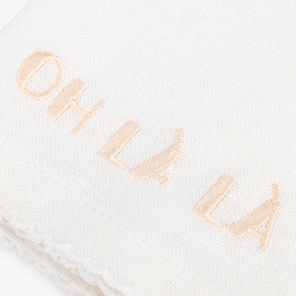 Conjunto 4 Guardanapos Algodão e Linho Palavras MARIE - Gato Preto