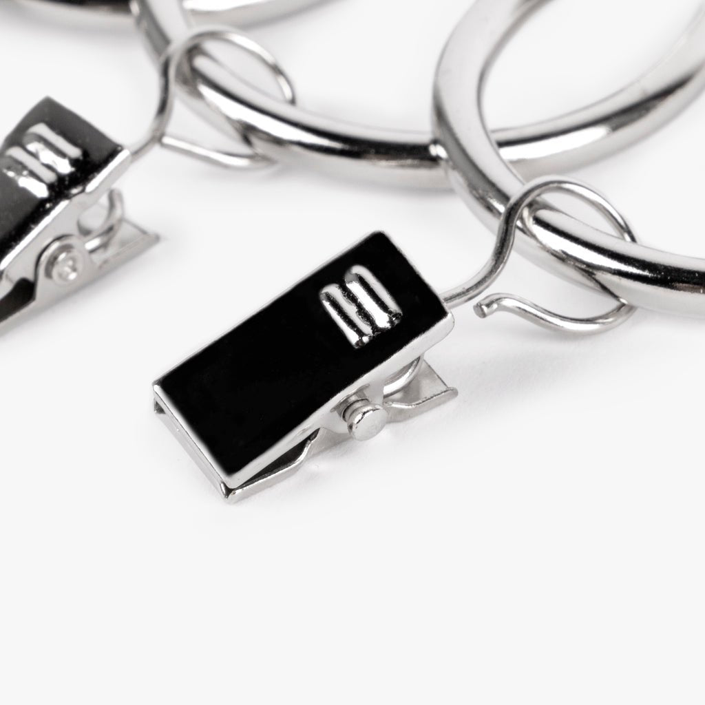 Conjunto Argolas para Varão Prateado TRIBECA - Gato Preto