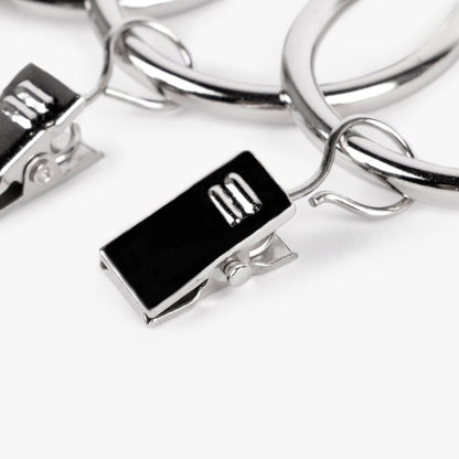 Conjunto Argolas para Varão Prateado TRIBECA - Gato Preto